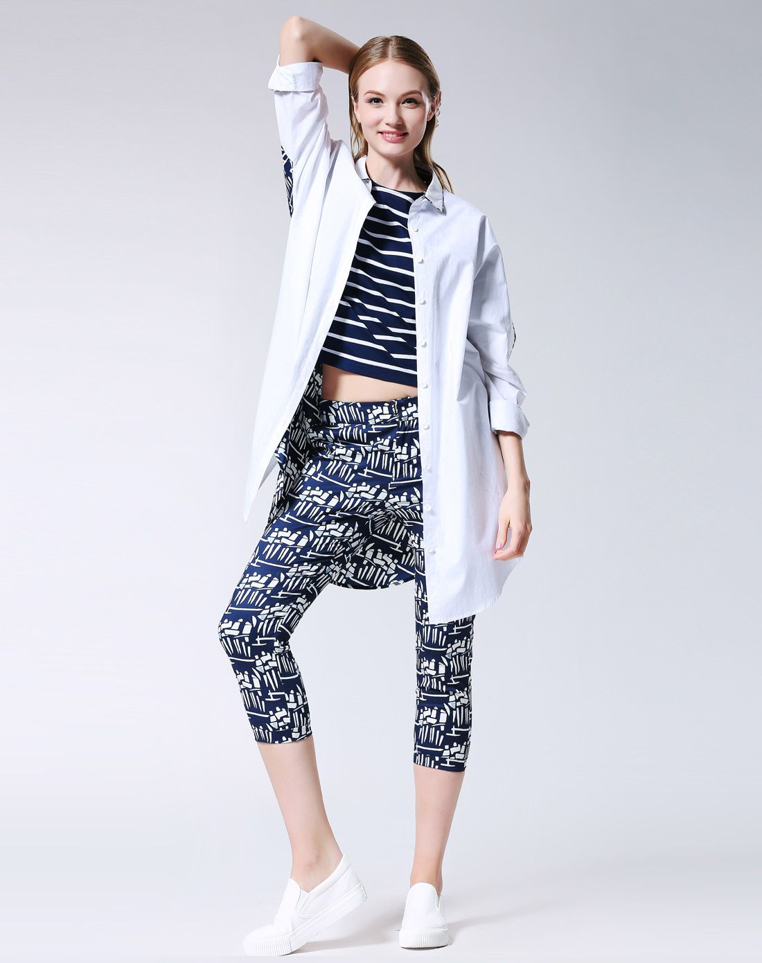 欧美风休闲亲肤时尚衬衫