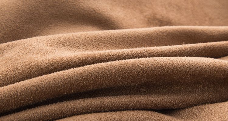 简约鹿皮绒t恤熟褐