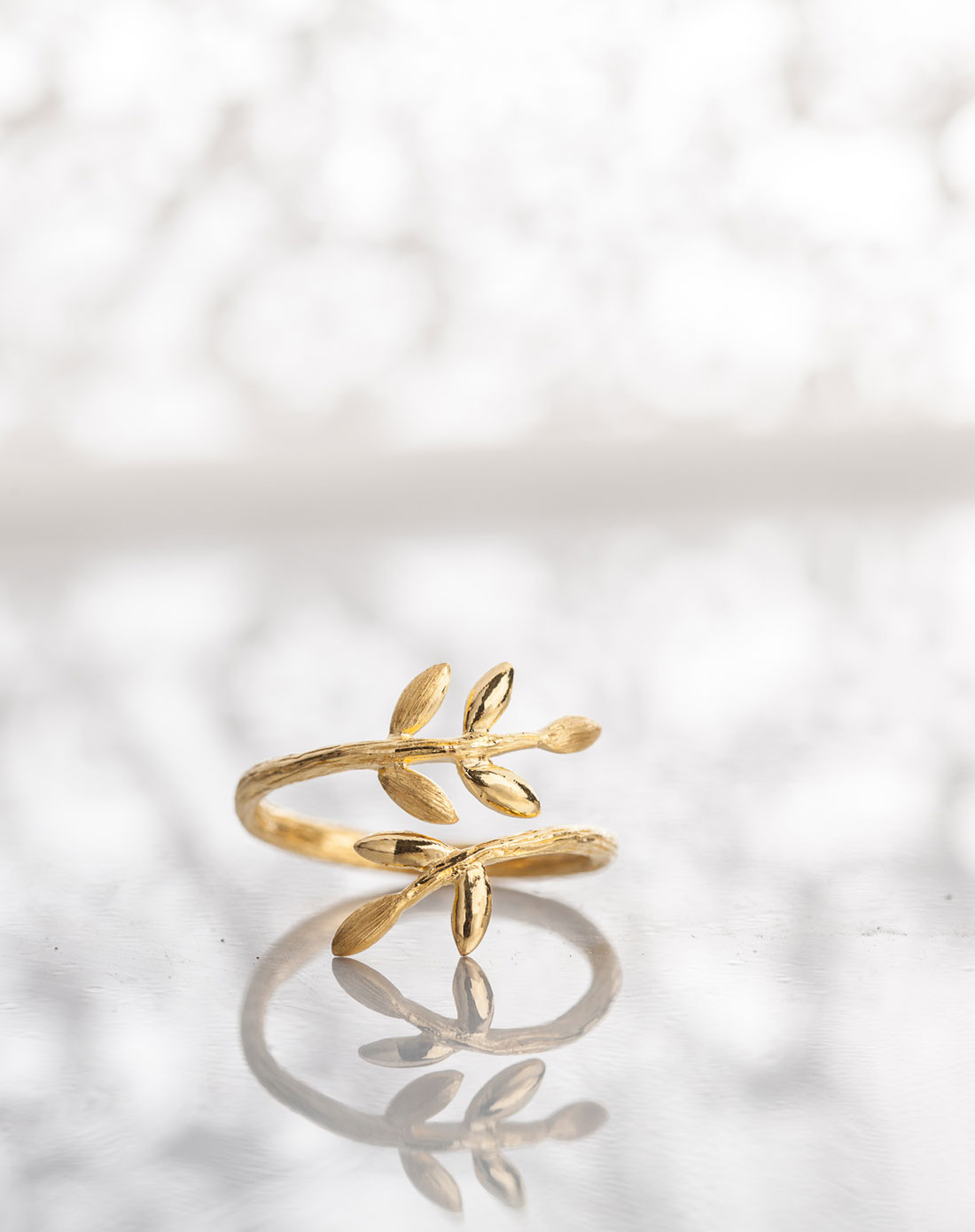 连理枝 足金戒指-计价约3.6g