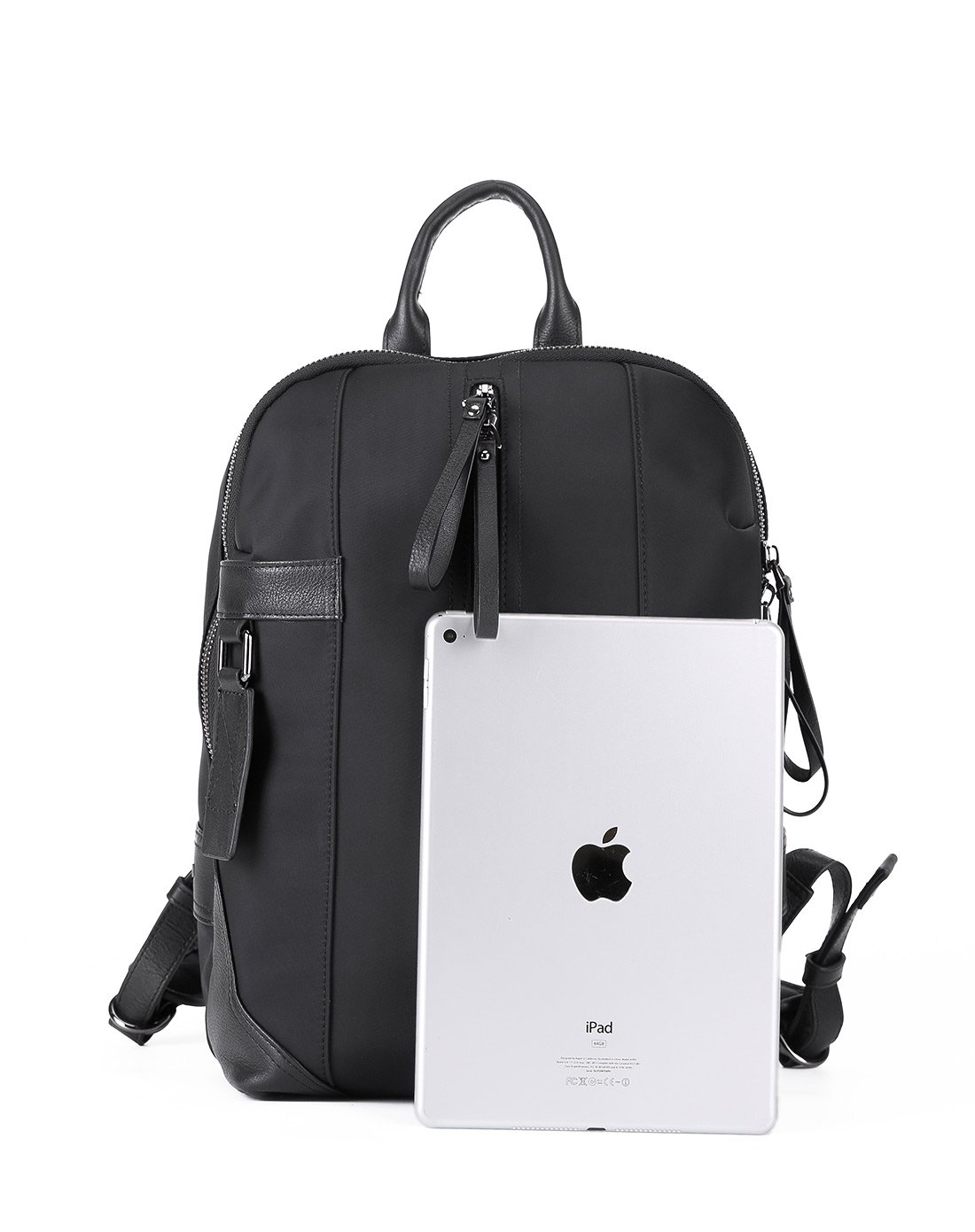 texwood 休闲轻便大容量女双肩包黑色z66i0021-01_唯品会