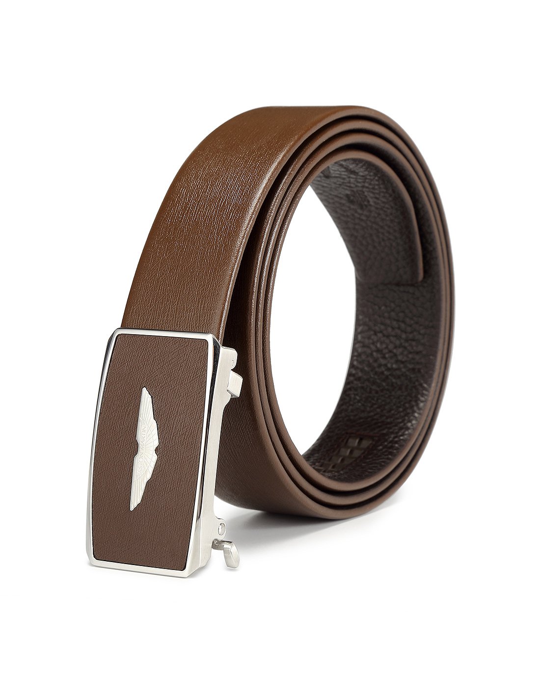 男款简约大气牛皮自动扣皮带皮带