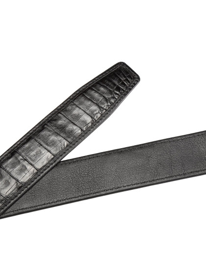 男款时尚尊贵鳄鱼皮自动扣皮带