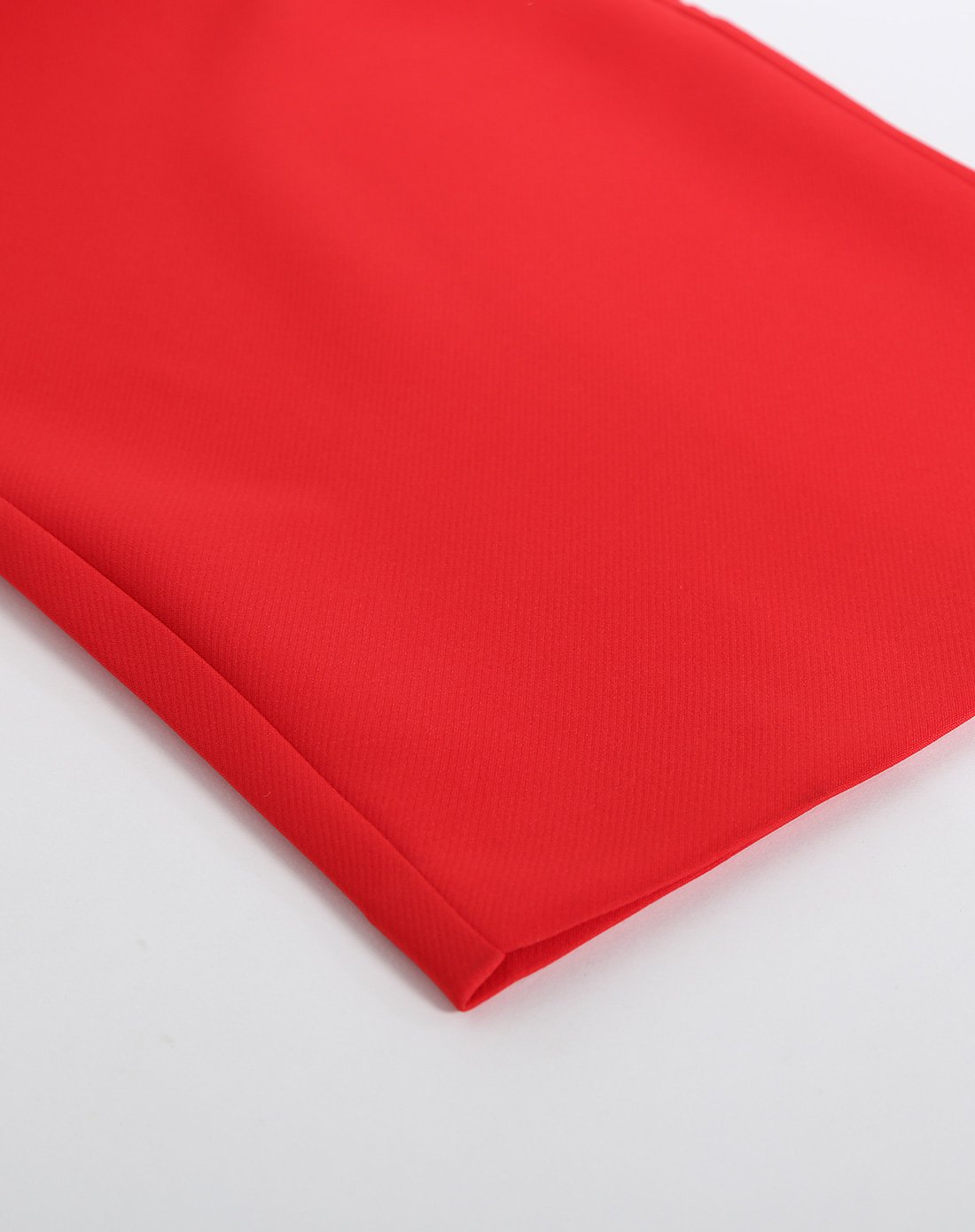 纯色时尚阔腿裤石榴红