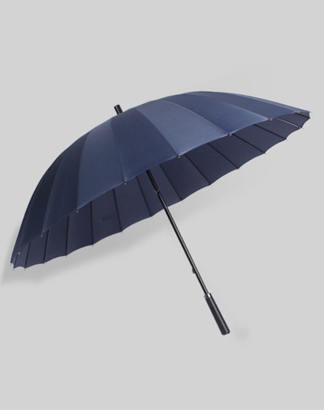 钢骨防风直柄伞(大号24骨-2色可选)酒红