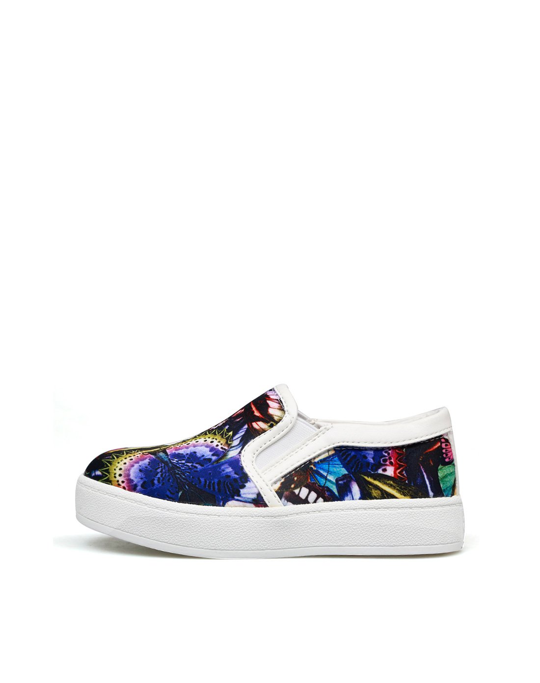 大童3d打印沙丁布休闲鞋白色