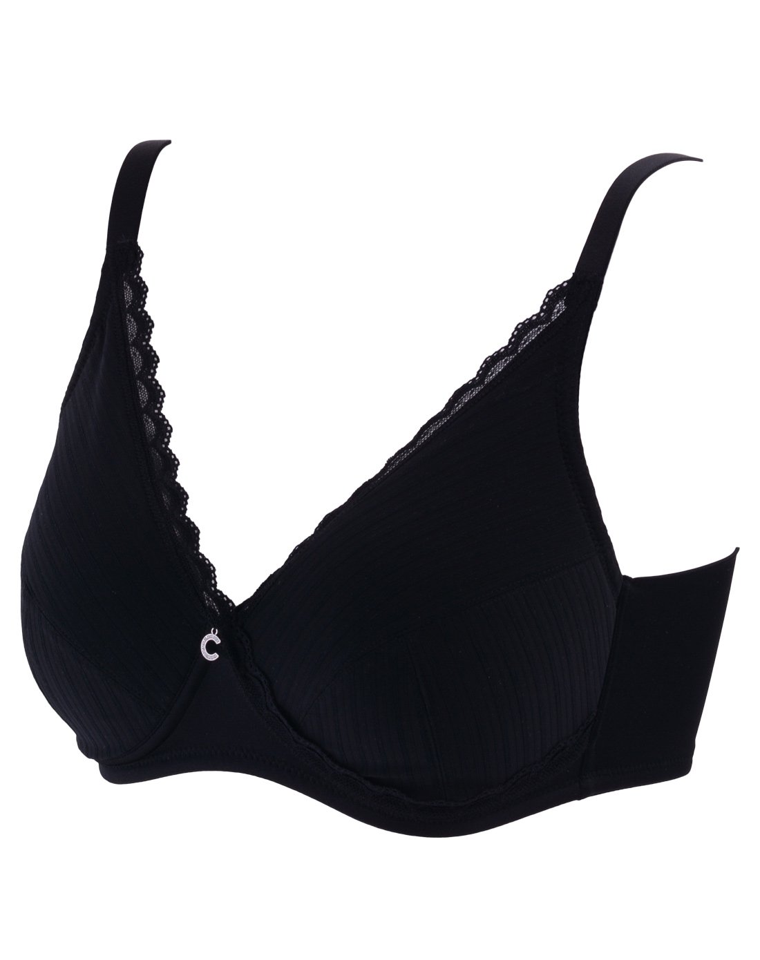 comfit女士无钢圈文胸哺乳内衣黑色