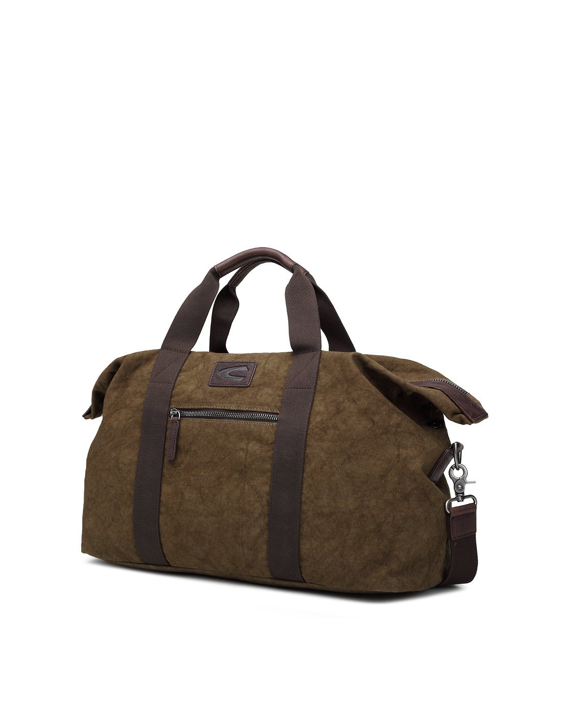 camel active/骆驼动感真皮休闲男士旅行手包啡色