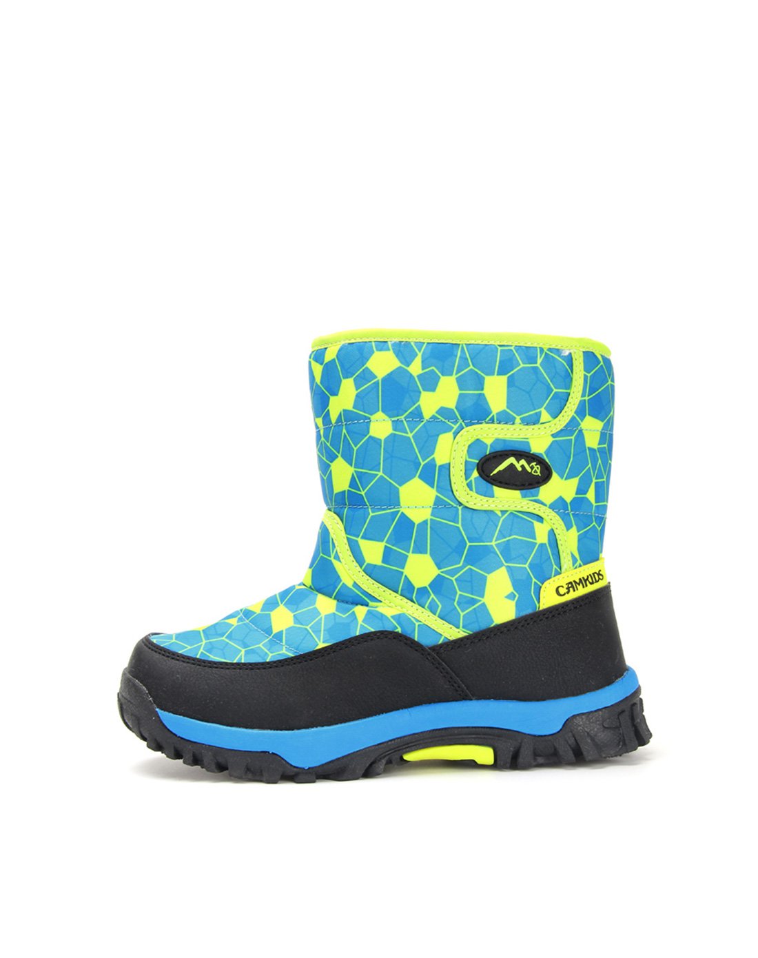 小骆驼camkids 男中童黑/彩蓝/果绿棉靴黑/彩蓝/果绿
