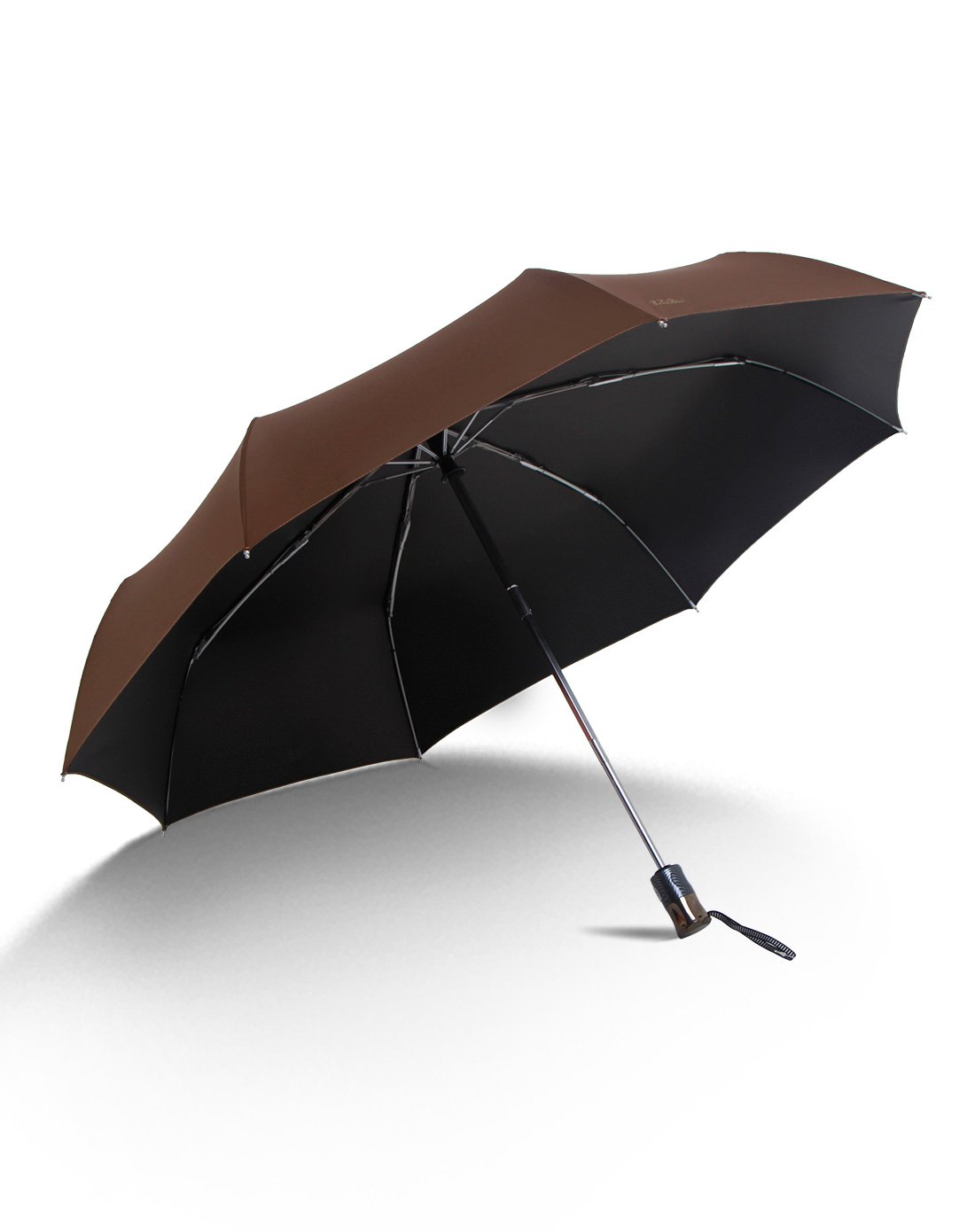 全自动商务男士黑胶晴雨伞(自动黑胶3331e)驼色