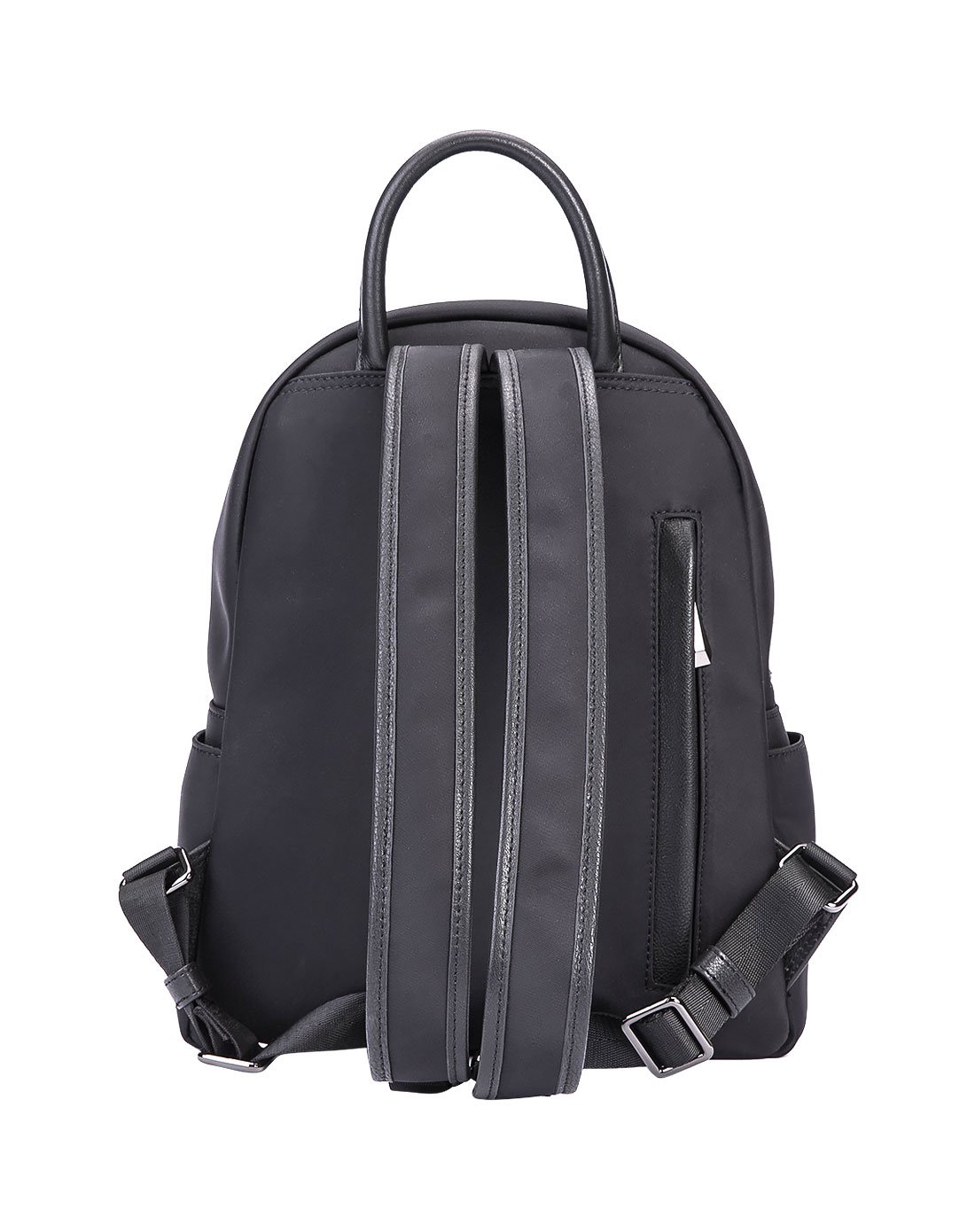 texwood简约休闲纯色女双肩包黑色z66i0041-01_唯品会