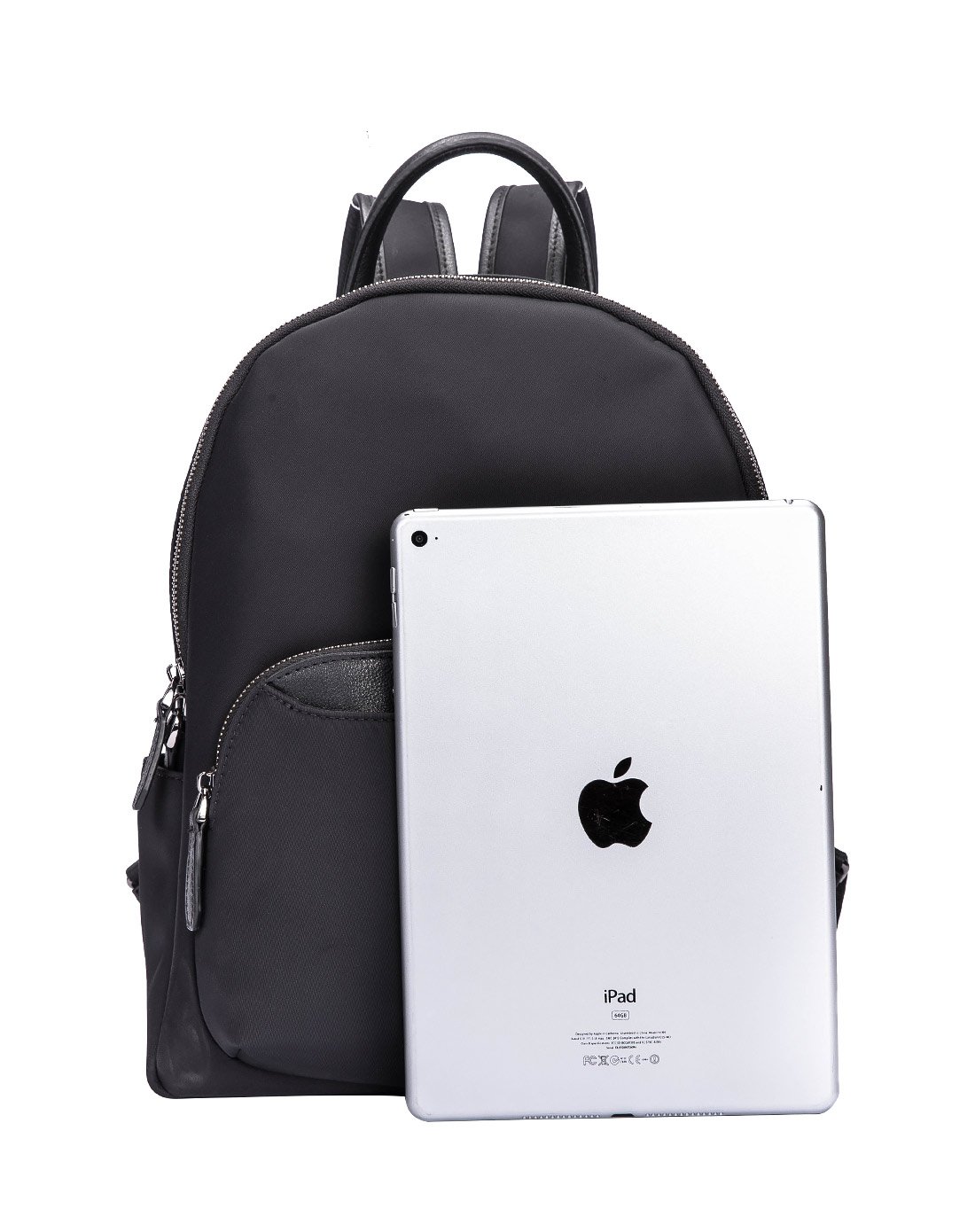 texwood简约休闲纯色女双肩包黑色z66i0041-01_唯品会