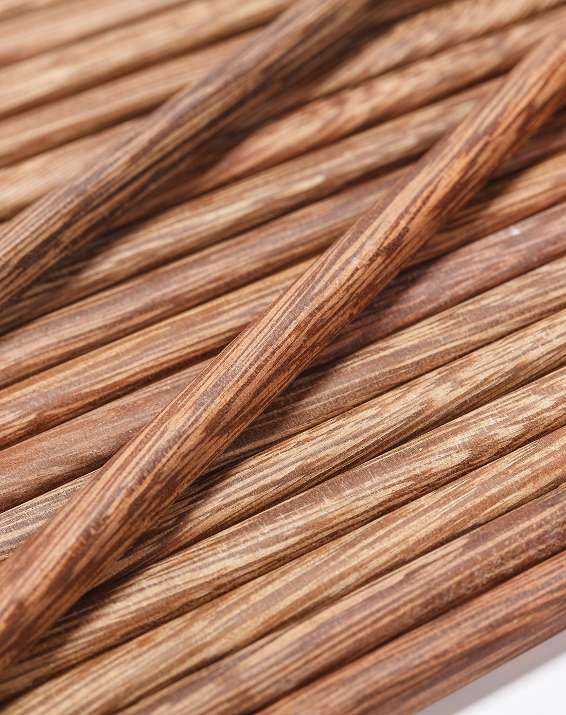 家用木筷 鹧鸪豆原木筷子 无漆无蜡10双装木筷子