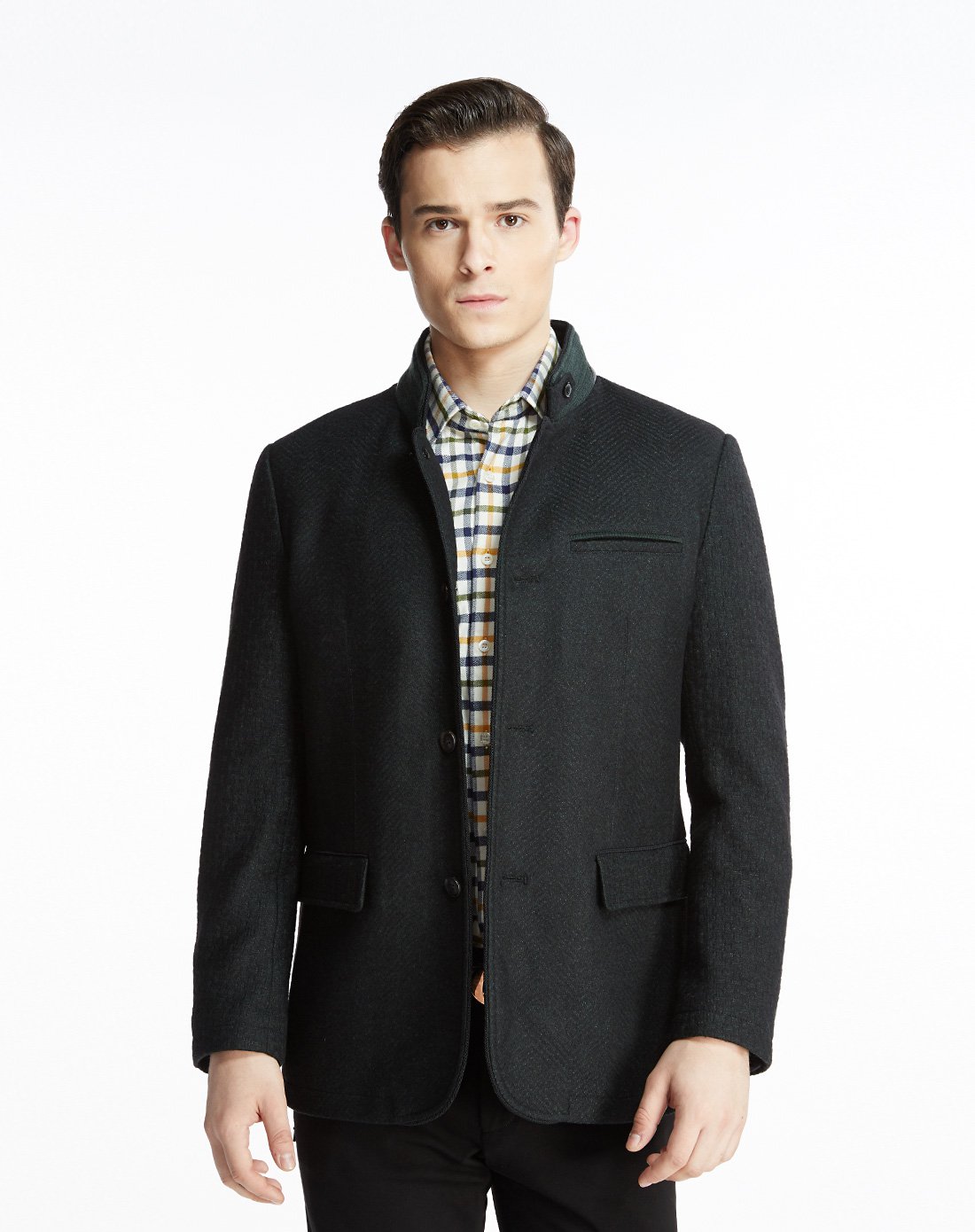杰克斯男装时尚经典百搭休闲茄克男士夹克