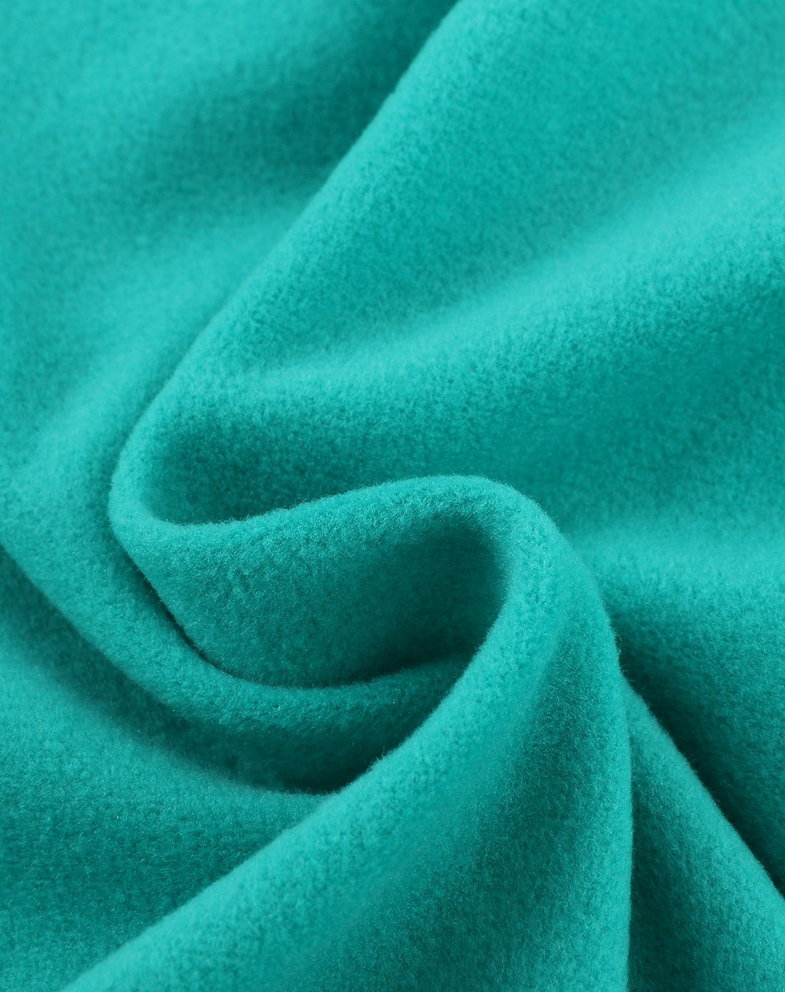 简约风格 女款抓绒衣 抗起球浅青绿