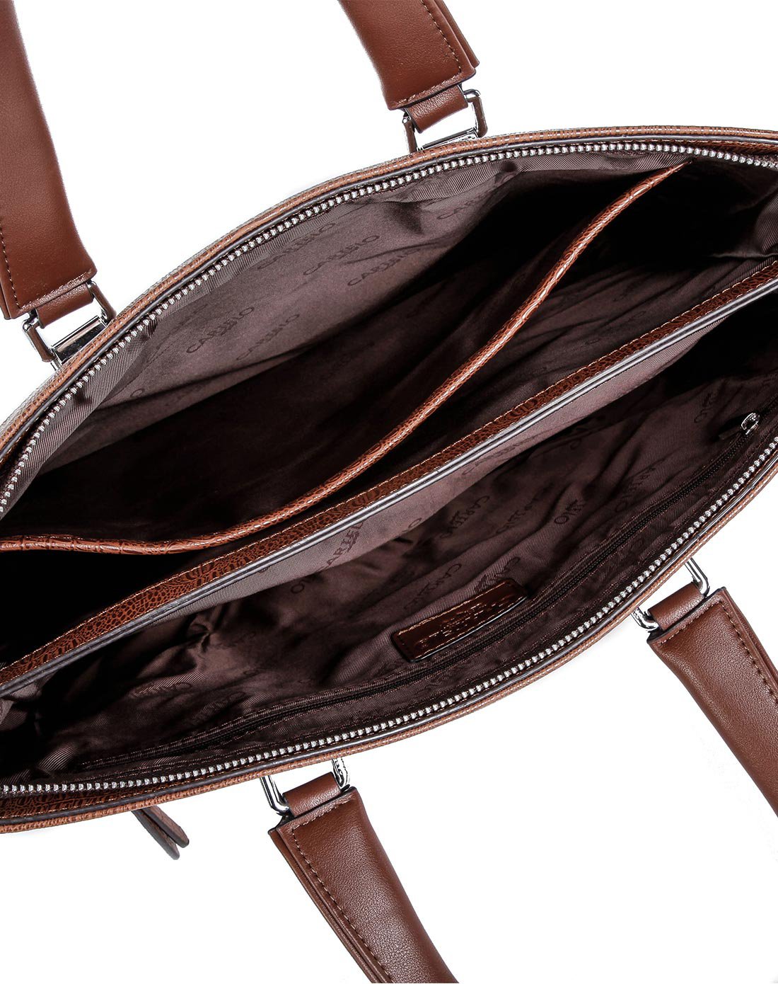 卡帝乐鳄鱼男款 精致简约 横款商务公文包