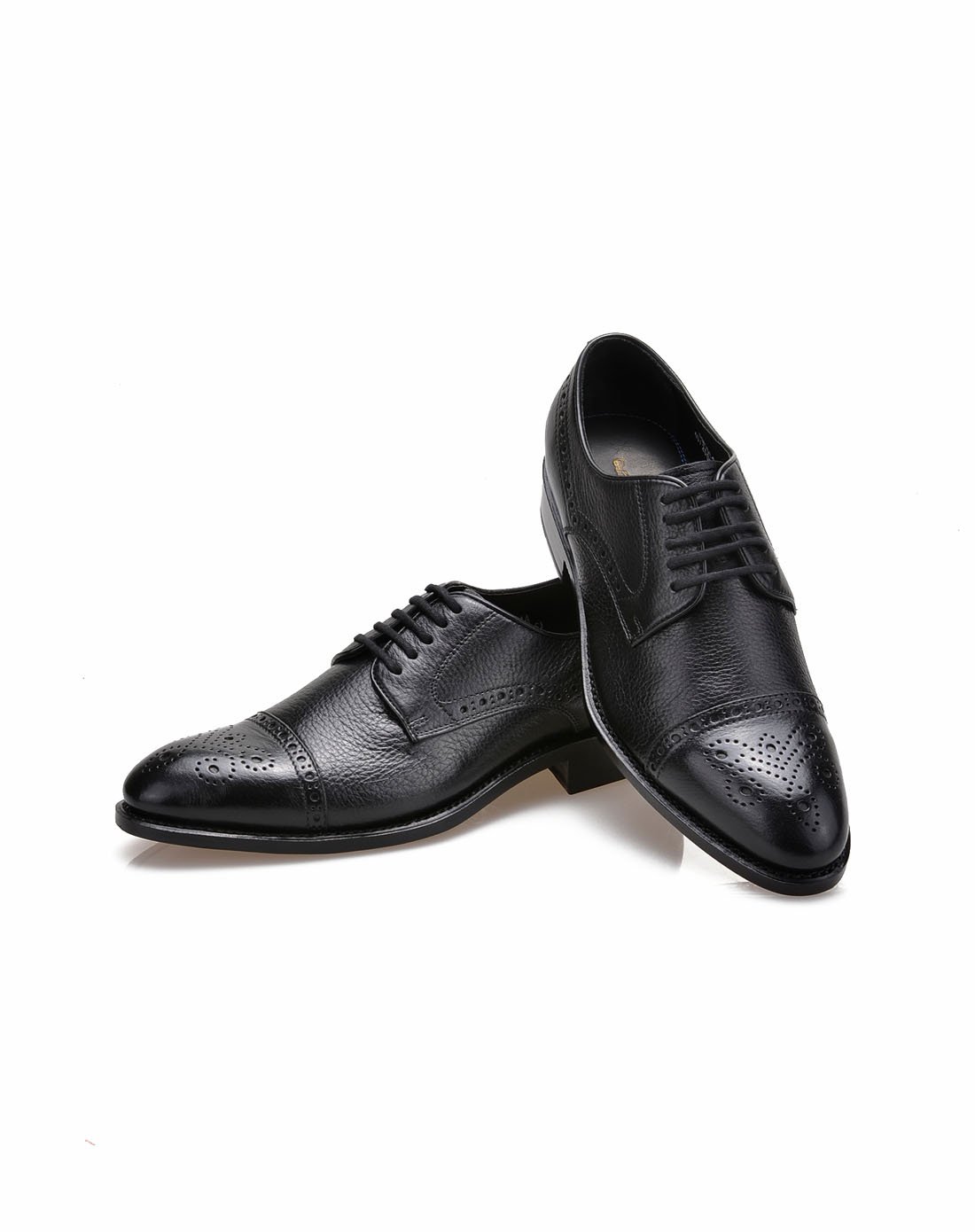 鹿皮尊贵商务鞋 固特异大底