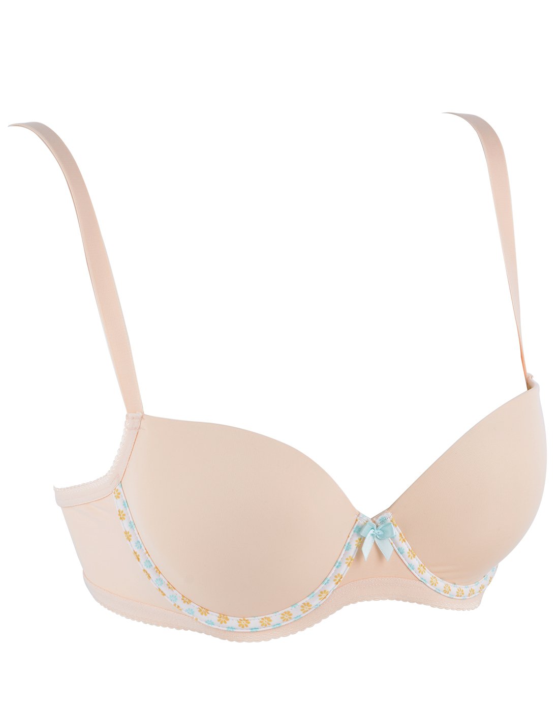 安莉芳集团混合品牌内衣专场安朵超细面料聚拢中厚杯文胸肤色hb0939