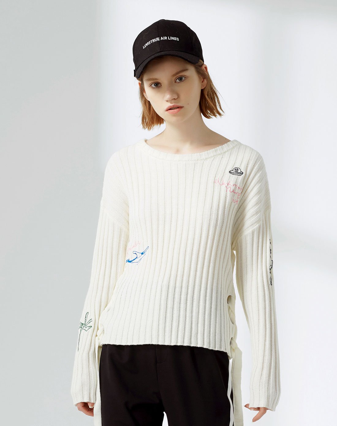 one more 女装专场 绣花线衫