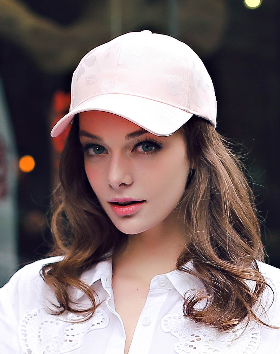 户外女人味印花棒球帽