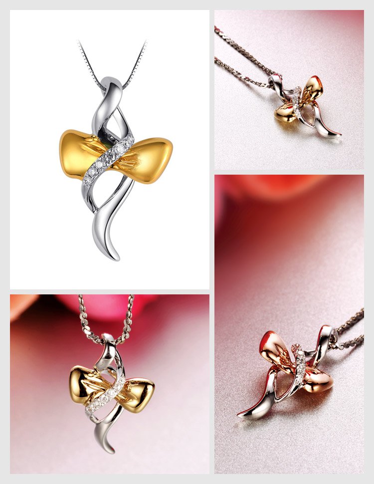 潮宏基chj品牌钜惠[灵动]萦绕 18k金钻石吊坠(不含链)-定价ahrd00778