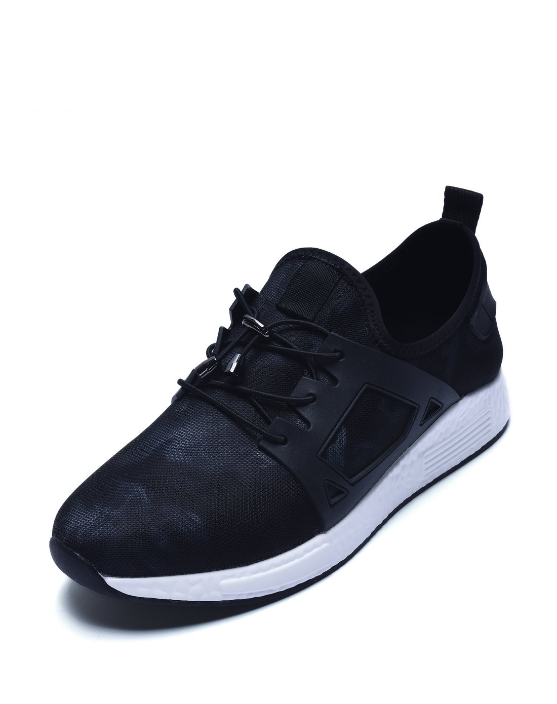 森马男鞋低帮鞋春季男款网面抽绳运动鞋