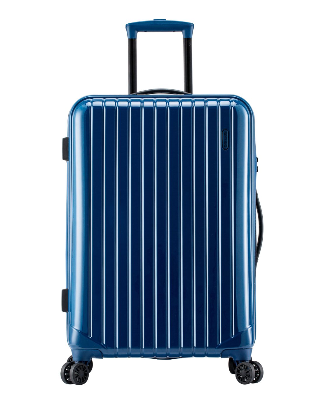 铂铜时尚abs pc亮面密码箱26寸