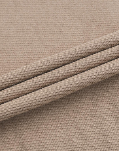 eptison 女款时尚印花短袖t恤浅咖色