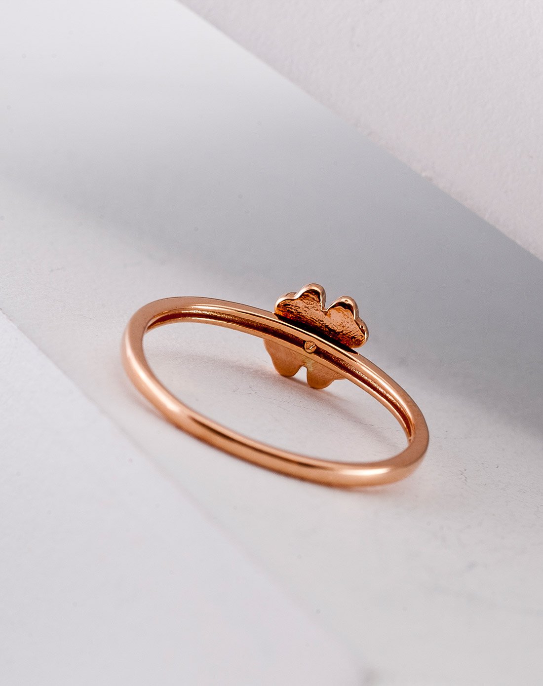 潮宏基梵迪 [love系列]幸运草 红18k金戒指-定价