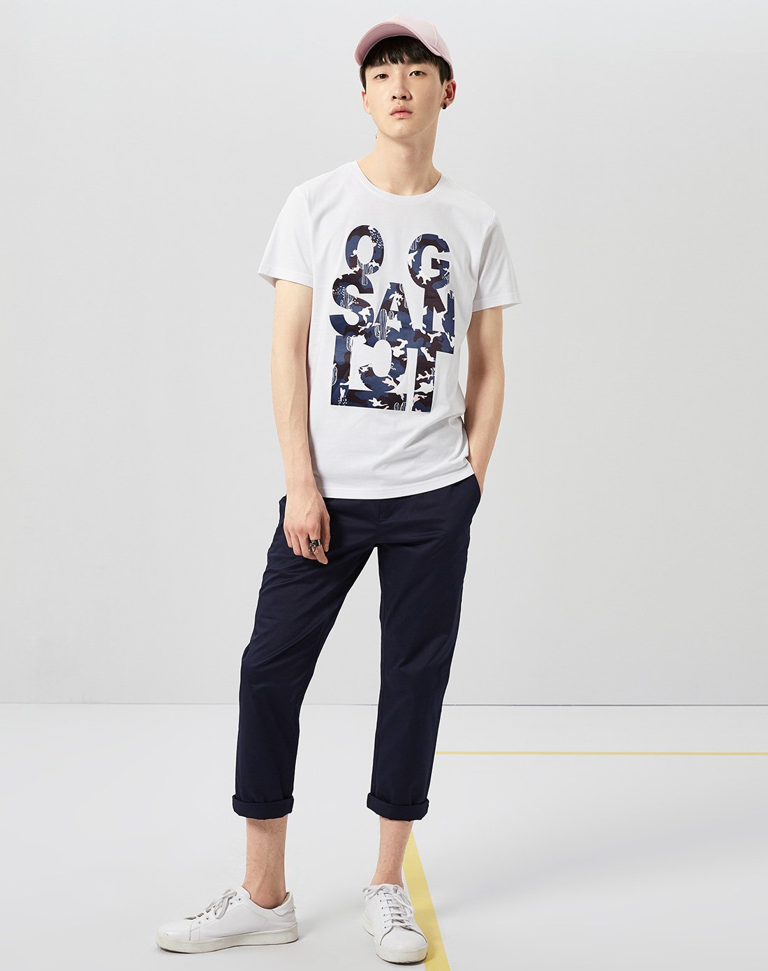 gxgjeans男装短袖圆领t恤62644068