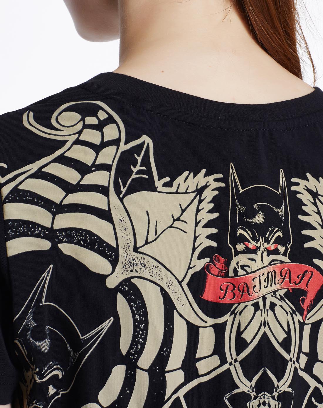 美国dc超级英雄系列潮牌服饰专场蝙蝠侠/batman系列休闲时尚镶钻圆领