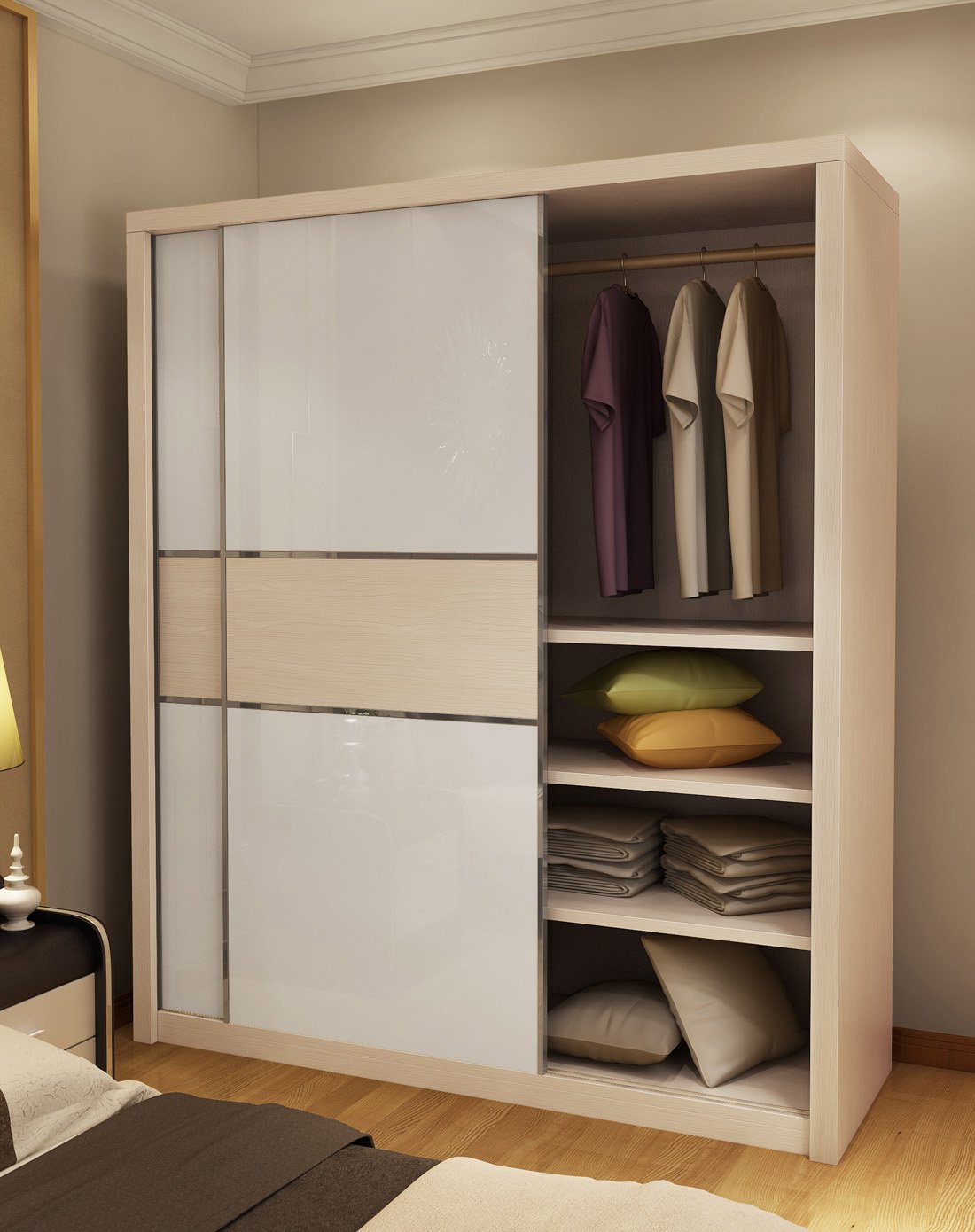 简居派 1.6米衣柜带抽屉