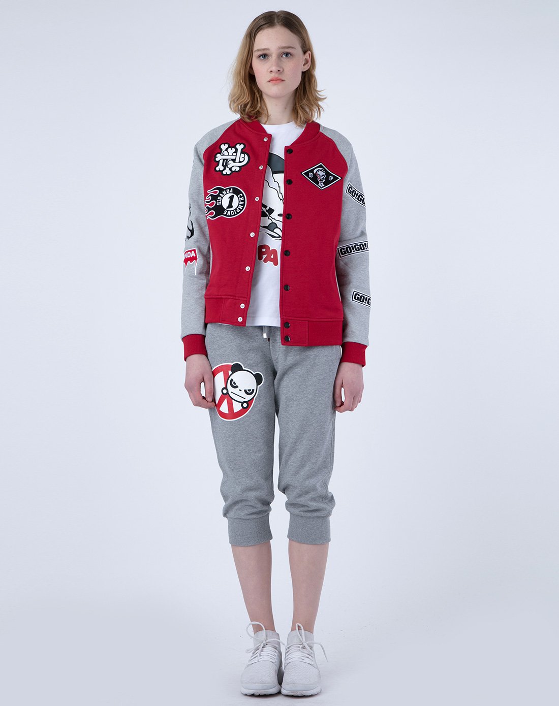 hipanda女款字母插肩袖棒球服军绿色0153432283403_唯品会