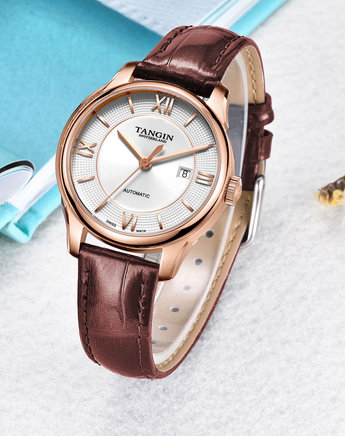 瑞士tangin手表专场 tangin〔 2017新品首发〕机械女表送派克笔 商品