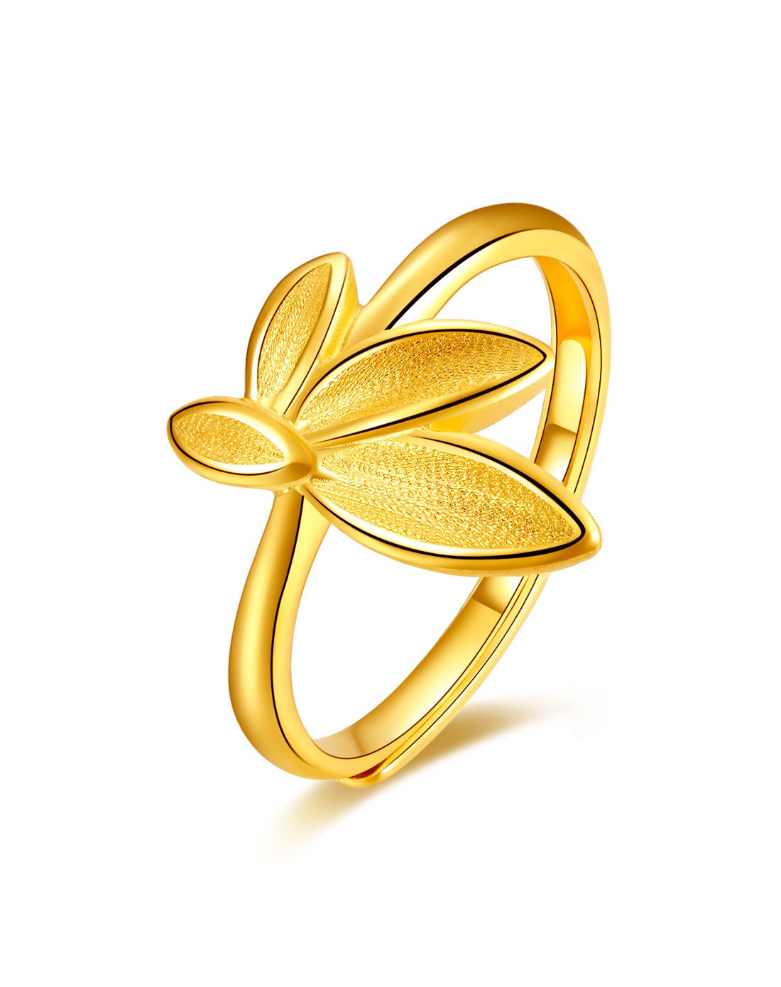 金至尊3dgold珠宝专场【2017新品】金至尊 足金花型戒指(计价)3d44