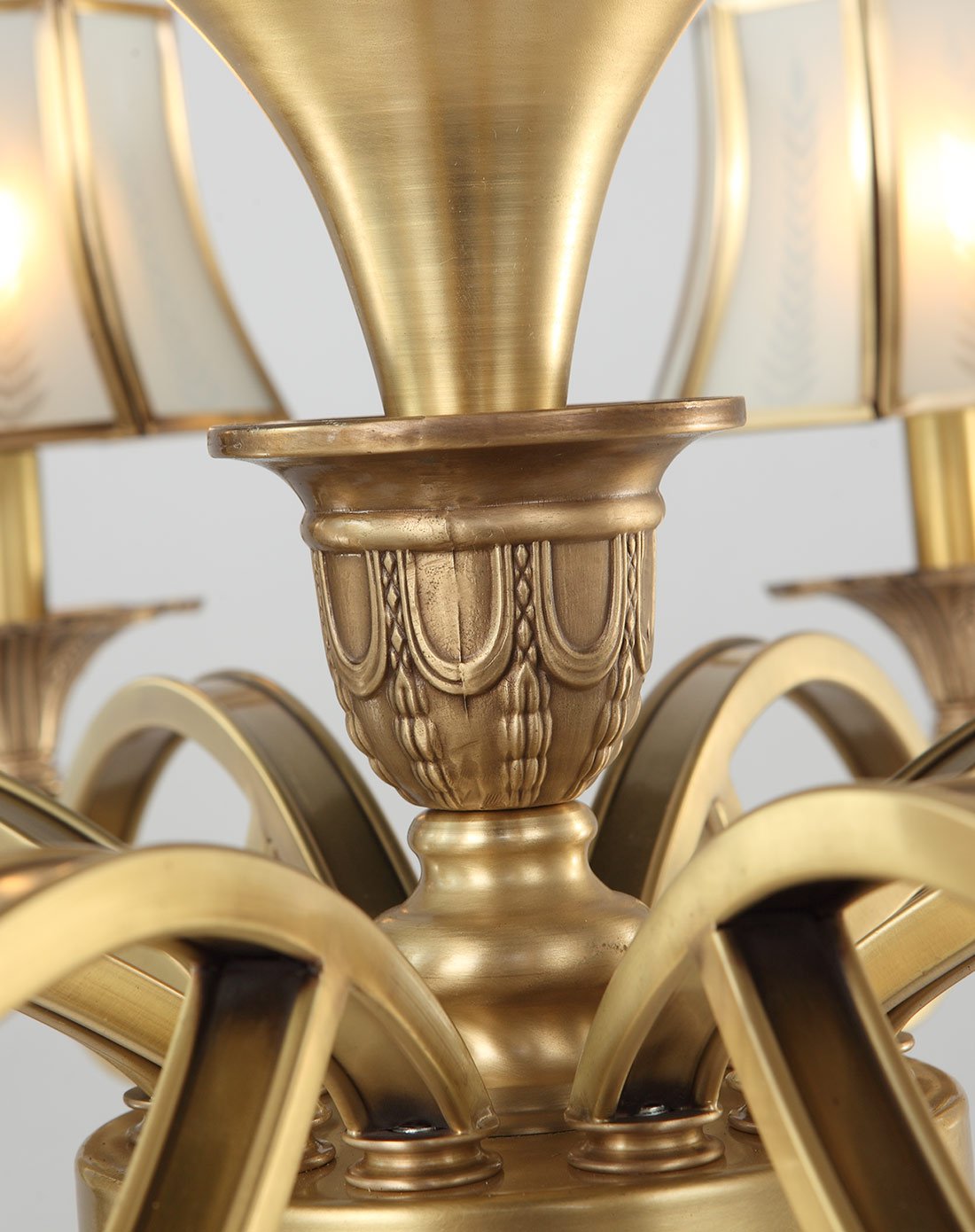 美式欧式 10头 客厅吊灯 复古美式铜灯乡村大气简约美式全铜吊灯