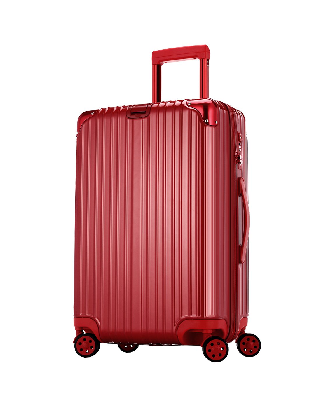 风度系列金属包角拉杆箱29寸红色