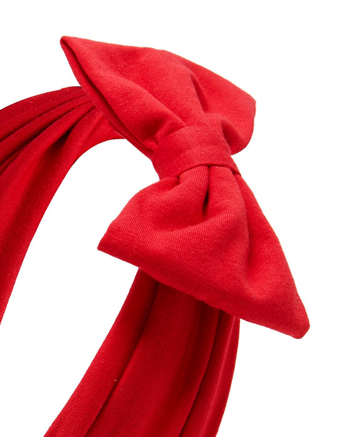 前蝴蝶结复古发带红色