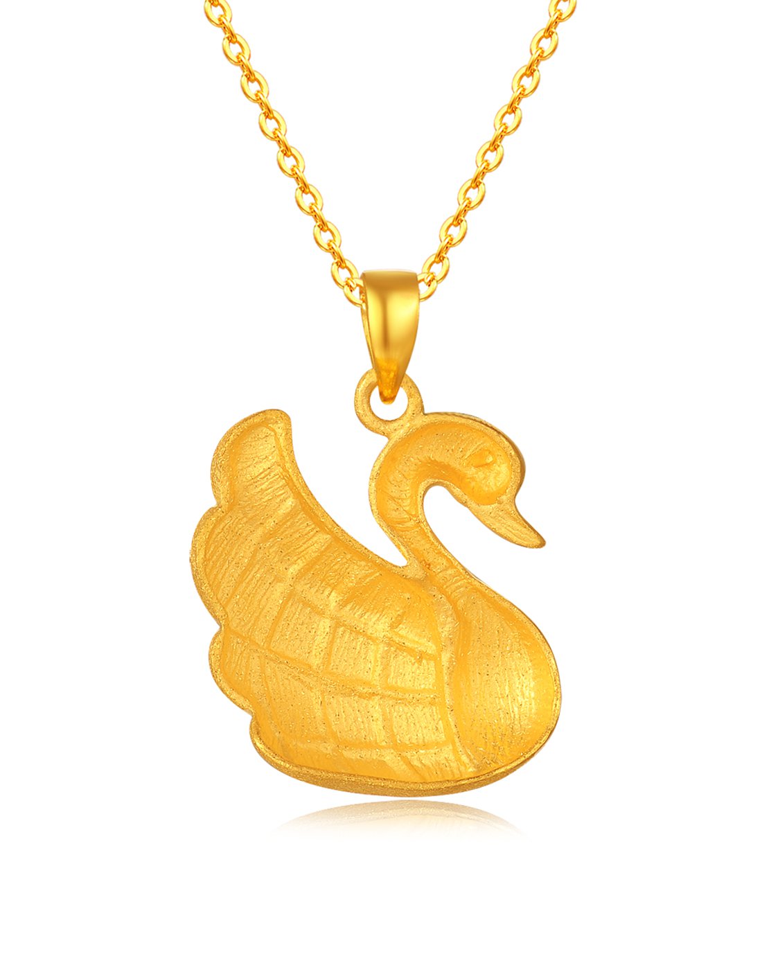 百泰首饰batar jewellery珠宝专场百泰 足金天鹅吊坠(定价/不含链)dzv