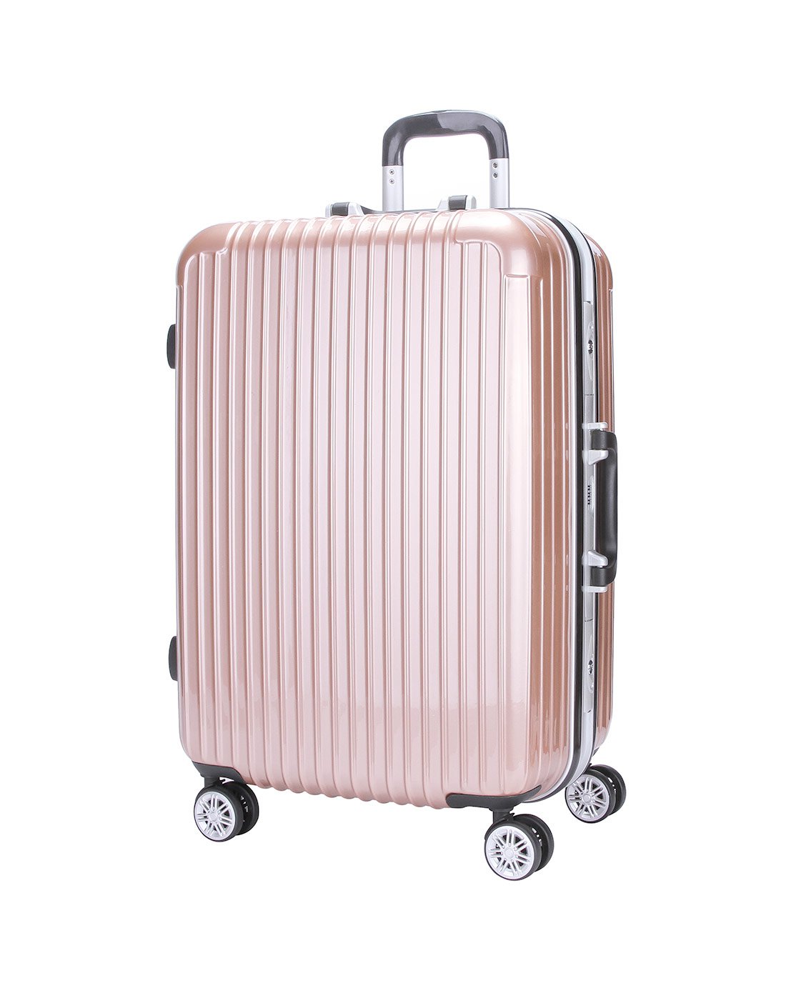 时尚铝框箱登机箱行李箱24玫瑰金