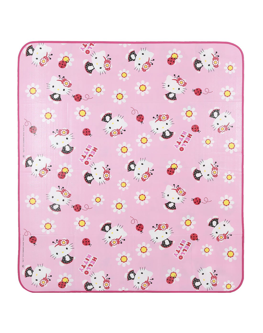 hellokitty卡通玩具hellokitty加大双面爬行野餐垫200*180可爱樱桃