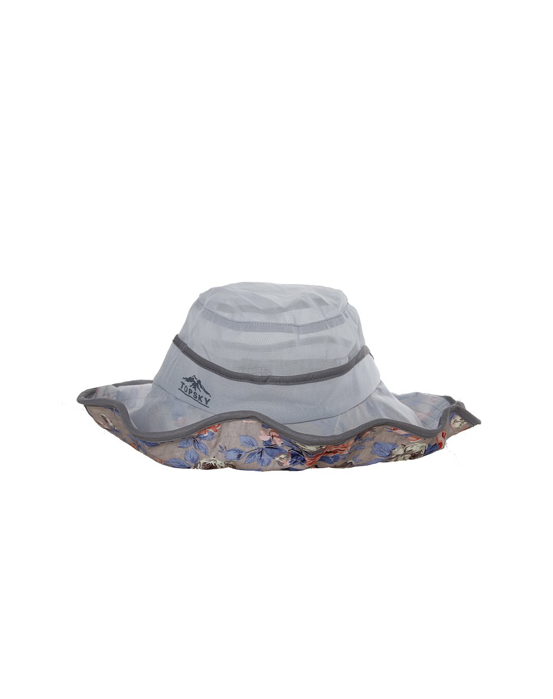 远行客 可折叠大沿软边帽浅蓝