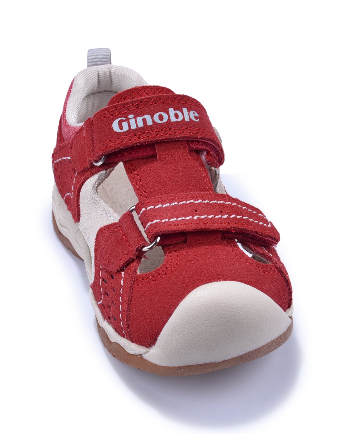 基诺浦轻盈防滑凉鞋378红色