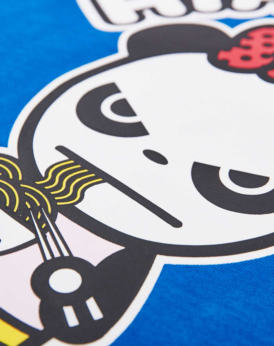 hipanda男女装女士熊猫吃面基本圆领t宝蓝色4161112918511_唯品会