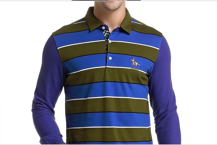 莱恩雷迪舒适棉条纹时尚大气长袖t恤201473639_唯品会