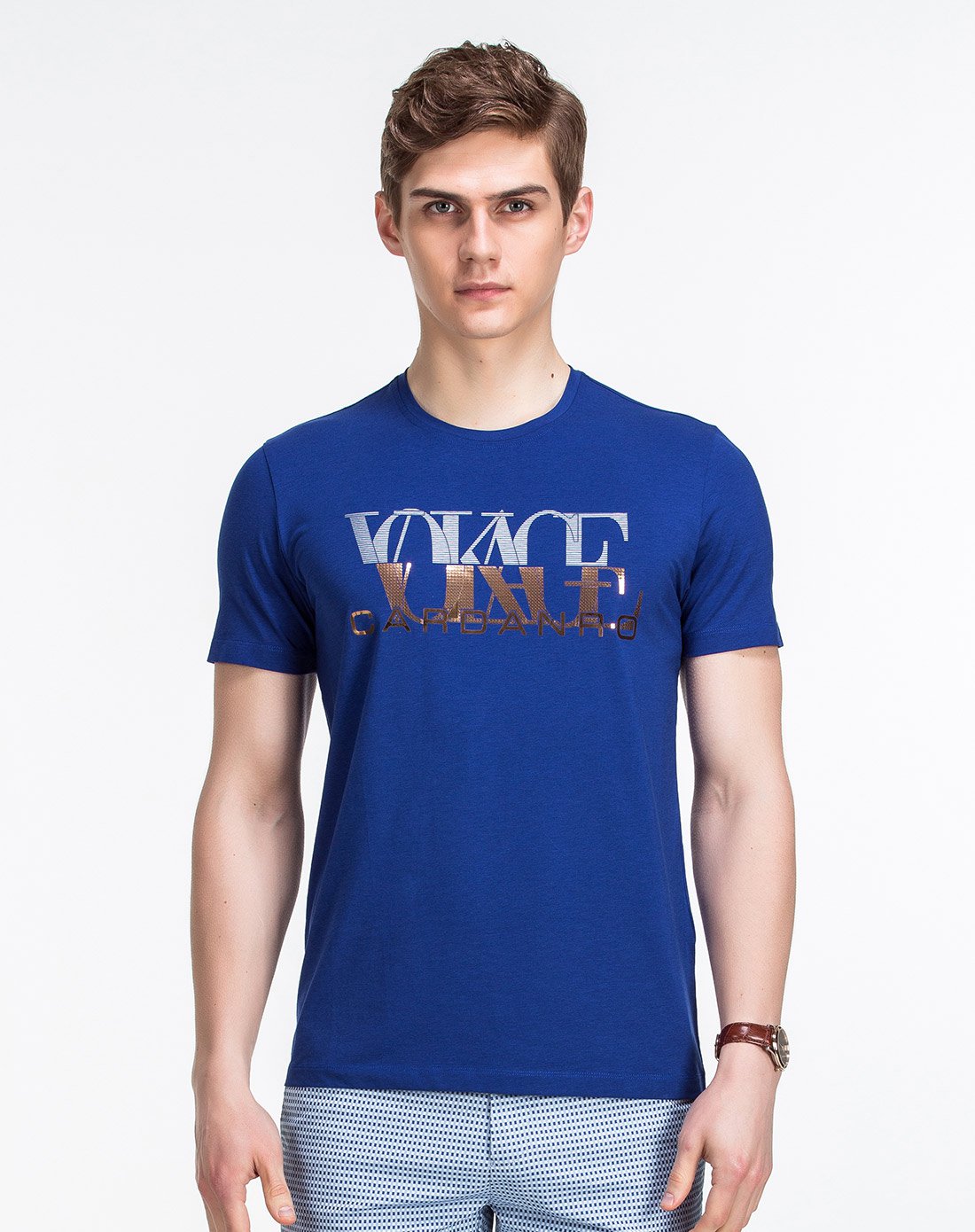 卡丹路字母印花t恤舒适透气