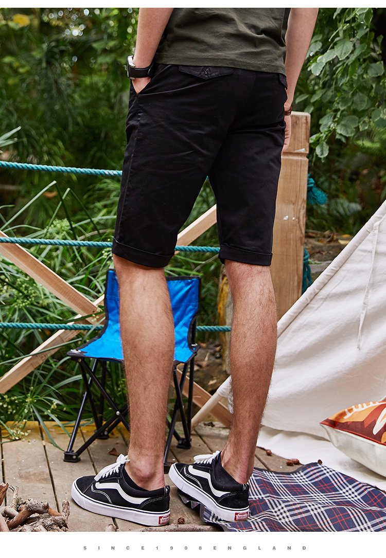 lee cooper 个性裤子男沙滩裤休闲裤宽松修身直筒显瘦运动裤男士短裤