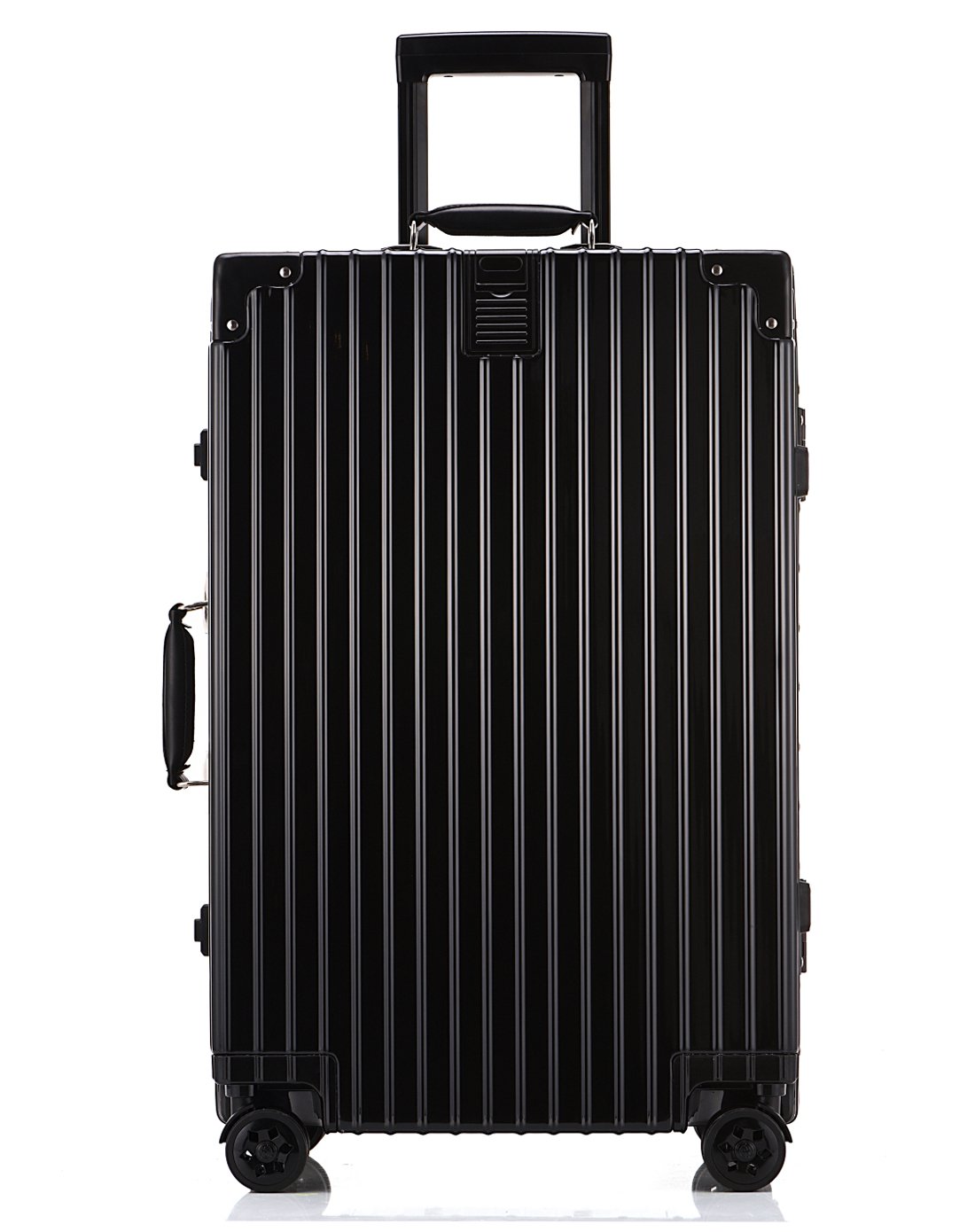 璐思迪拉杆箱专场直发货直角万向静音轮铝框旅行箱29寸黑色ldeose黑色