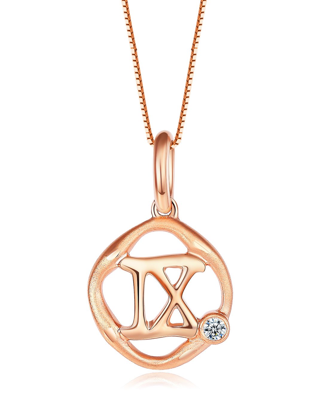 潮宏基潮宏基 [梦游仙境]时钟 红18k金钻石吊坠-定价ahrd00837111r