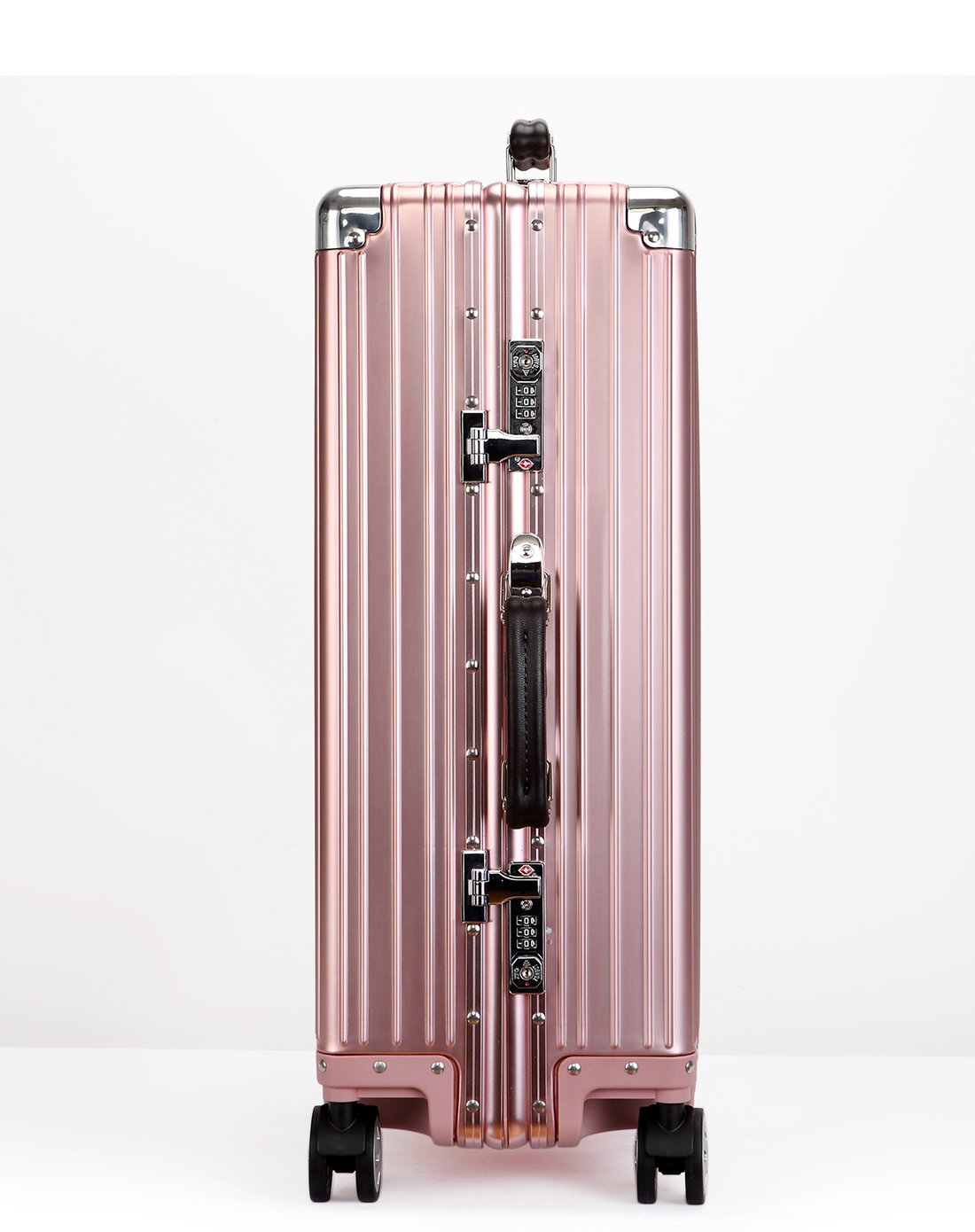 全铝镁合金复古旅行箱29寸玫瑰金