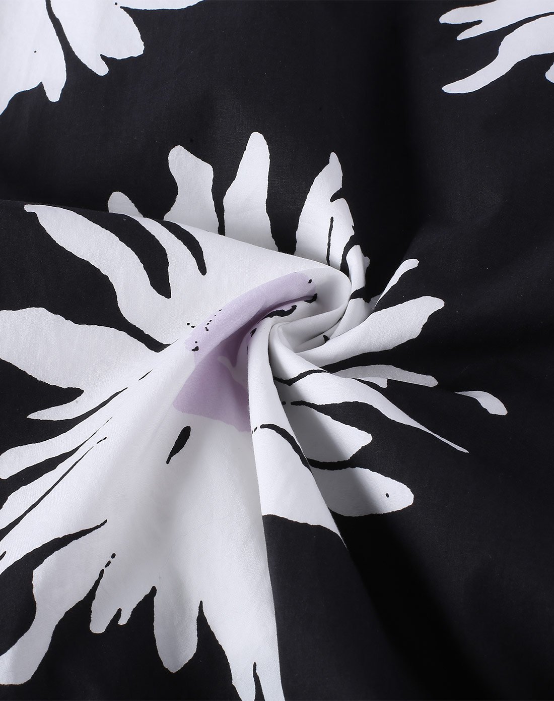 时尚百搭半身裙花黑